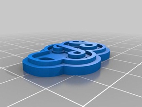 js keychains customized 3d print model - Mito3D
