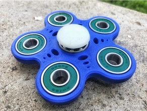5 sided fidget spinner hobby cube hand spinners toy 3d print model - Mito3D