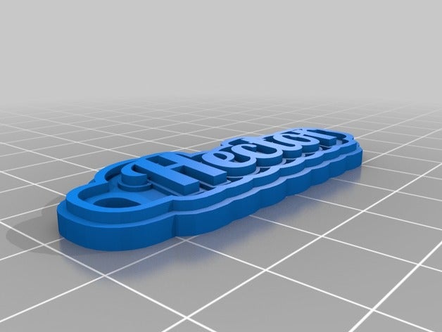 hector llaveros personalizado 3D print model - Mito3D