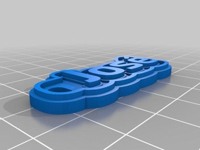 jose llaveros personalizado 3d print model - Mito3D