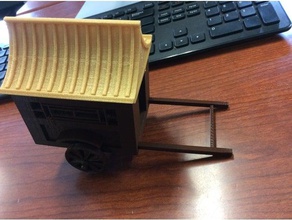 traditional chinese cart 3d printing 3d print model - Mito3D