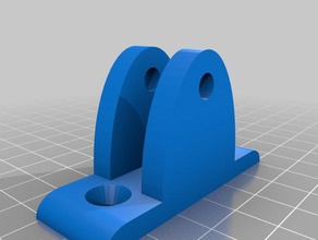 bimini top halter de la automoción 3d print model - Mito3D