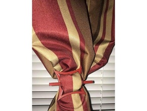 curtain drape holder tieback household supplies drapes 3d print model - Mito3D