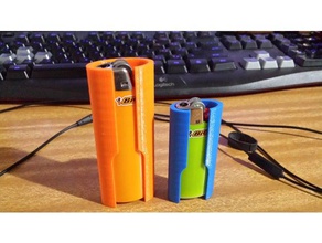 bic lighter pocket case tools 3d print model - Mito3D