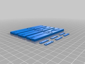 xwing tmg gamma righello mod giocattolo & accessori di gioco x-wing miniature 3d print model - Mito3D