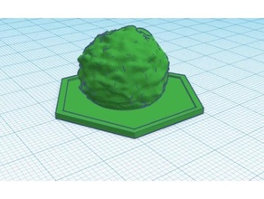 arbusto da planta gloomhaven jogos bush dnd dungeon cenografia 3d print model - Mito3D