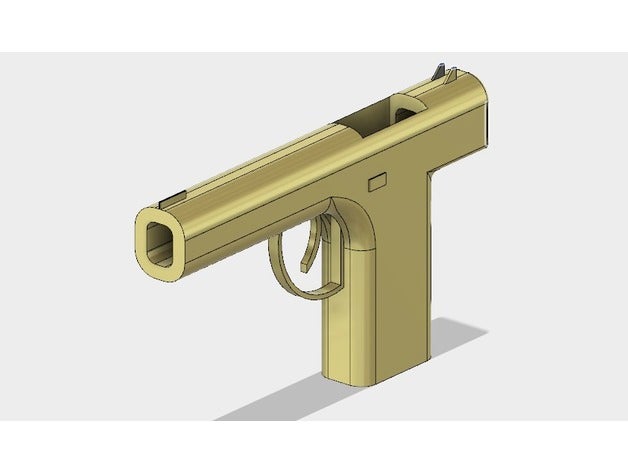 hand gun Requisiten 3D print model - Mito3D