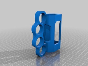 smok étranger knuckle duster cas vapoter 3d print model - Mito3D
