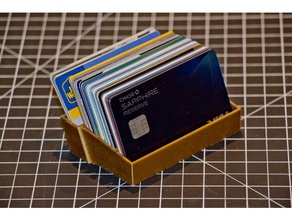 desktop credit card holder organization 3d print model - Mito3D