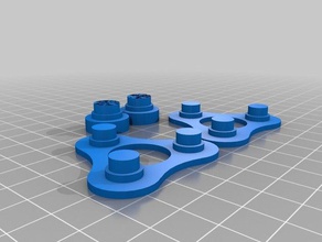 3 portant fidget spinner jouets mécaniques l'autisme l'agitation fidgetspinner cube main jouet 3d print model - Mito3D