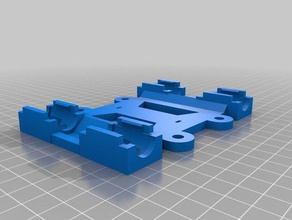 tronxy x3 cama de apoyo redux Impresora 3d las piezas la x3a 3d print model - Mito3D