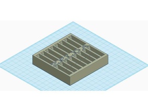 zelda amiibo power-tag rack, 16 Steckplätze botw Spielzeug & game Zubehör 3d print model - Mito3D