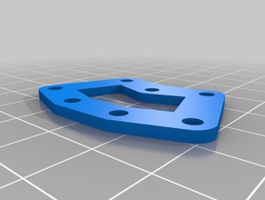 multi-cor gabarito do suporte de articulação Impressora 3d acessórios dupla extrusão o mínimo modular multi cor bico simples 3d print model - Mito3D