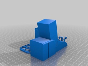 alouette cruscotto in scala 1 a 6 hobby 3d print model - Mito3D