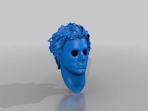 michael myers halloween-Gesicht 3d-drucken 3d print model - Mito3D