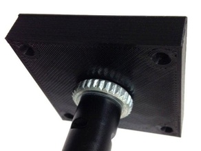 mic stand mount parts 3d print model - Mito3D