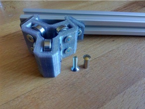 z-Achse 12mm linear bearing lm12luu 3d-drucken 2020 extrusion 605zz Linearlager lm12uu 3d print model - Mito3D