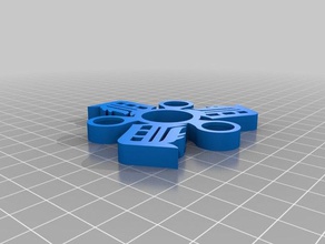 detroit tigers fidget spinner jouets & jeux des logo jouet 3d print model - Mito3D