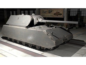 maus vehicles heavy tank model world tanks 3d print model - Mito3D
