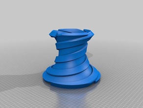 vortex vase wip Mathe-Kunst 3d print model - Mito3D