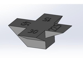 Impression 3d cube test porte à faux L'impression tests imprimable L'imprimante 3d print model - Mito3D