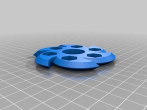meu personalizados onda mortal fidget giratório escolher-um-peso brinquedos & games personalizado 3d print model - Mito3D