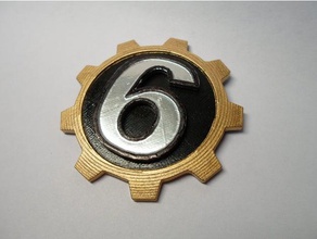 fallout style door number signs & logos 3d print model - Mito3D