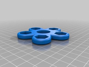 su misura 5 ray fidget spinner giocattoli meccanici 3d print model - Mito3D