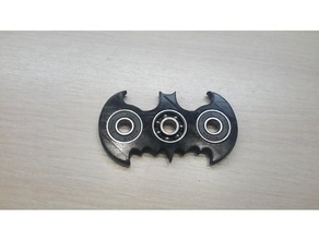 batman logo spinner fidget oyuncak el aletleri 3d print model - Mito3D