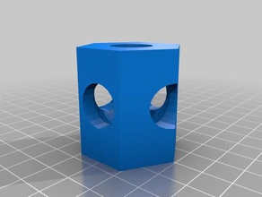 hex penny trap simple 3d printing holder 3d print model - Mito3D