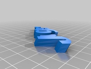 jager organização personalizado 3d print model - Mito3D