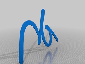 lp baş harfleri 3d print model - Mito3D