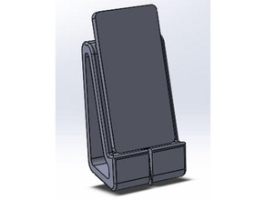 desk holder iphone se mobile phone 3d print model - Mito3D