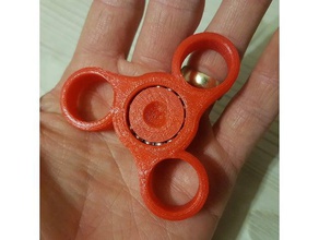 45mm bb bearing fidget toys & games adhd edc toy everydaycarry spinner 3d print model - Mito3D