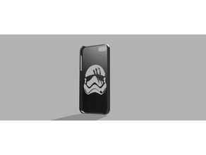 finn stormtrooper il caso di iphone 5 telefono cellulare 5s 3d print model - Mito3D
