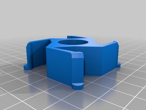 il mio personalizzato spool hub adattatore ys filamento Stampante 3d parti su misura 3d print model - Mito3D