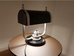art deco - machine age lamp household fusion 360 table 3d print model - Mito3D