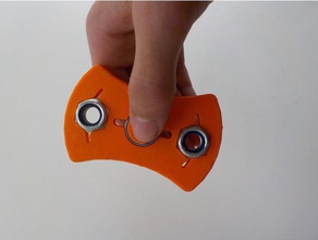 hand spinner elastic design toys & games fidget toy 3d print model - Mito3D