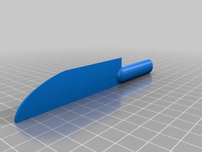 training kitchen knife learning 3d print model - Mito3D