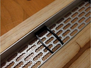 aération mesh clip de fixation 40 x 20 6 mm le bricolage grill maillage l'évent la ventilation 3d print model - Mito3D