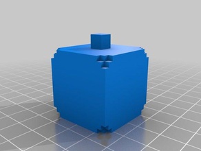 pixel jack o' lantern La stampa 3d 3d print model - Mito3D