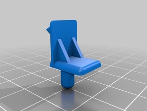 el gobierno de muebles peg las piezas repuesto clavija fijación pin estante 3d print model - Mito3D