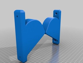 wall mounted strong skateboard holder skateforce 3d printing hook mount 3d print model - Mito3D