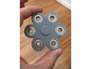 fidget spinner manos pequeñas juguetes mecánicos 606 606zz juguete fusion 360 3d print model - Mito3D
