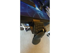 game pad desk mount 3d printing 3d print model - Mito3D