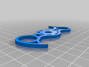 pepe de fidget spinner doble La impresión en 3d libre del rodamiento fidge moneda mano juguete 3d print model - Mito3D