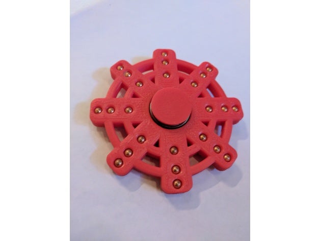 bb fidget spinner gadget 3D print model - Mito3D