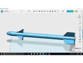 sidewinder-Rakete Modelle Flugzeug 3d print model - Mito3D