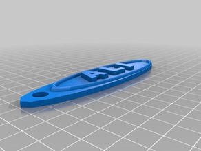 ali keychain 3d printing 3d print model - Mito3D
