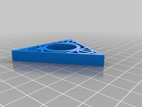 triple reliquias de la muerte fidget spinner La impresión en 3d juguete harry potter hogwarts 3d print model - Mito3D